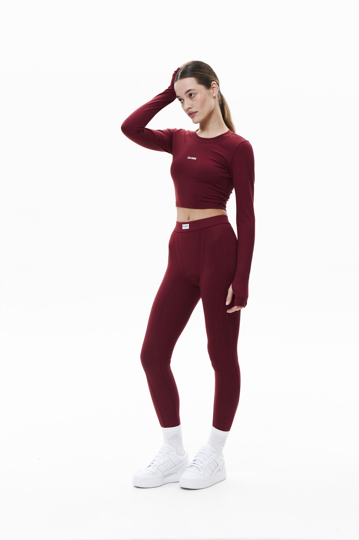 SHAPING crop top in CHERRY Top DLNSK 