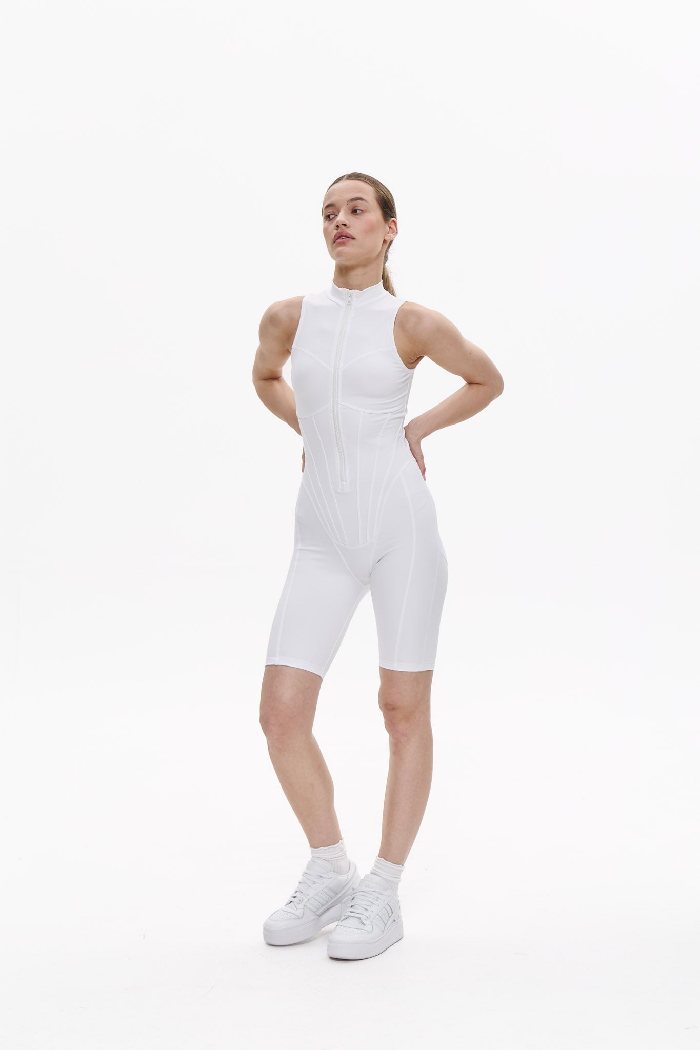 SHAPING jumpsuit 3.0 in PURE WHITE - short Jumpsuit DLNSK 
