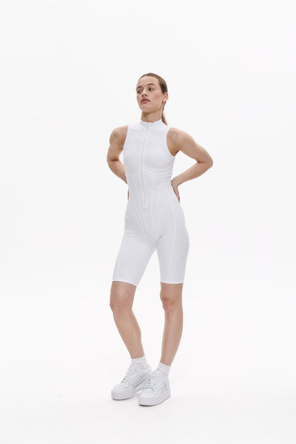 SHAPING jumpsuit 3.0 in PURE WHITE - short Jumpsuit DLNSK 