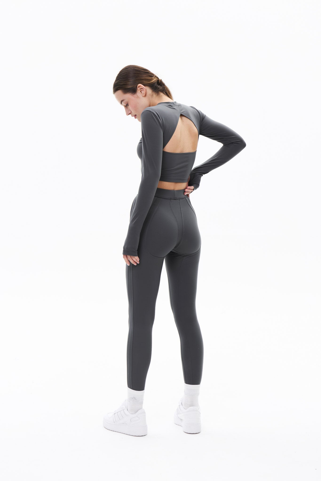 SHAPING leggings in GREY GREY Leggings DLNSK 