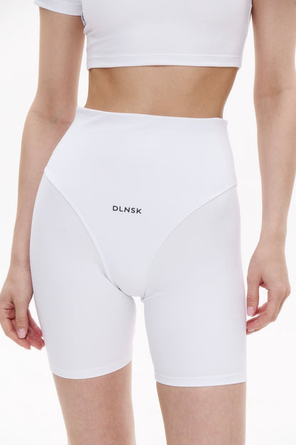 SHAPING MOTION biker shorts in PURE WHITE Biker shorts DLNSK 