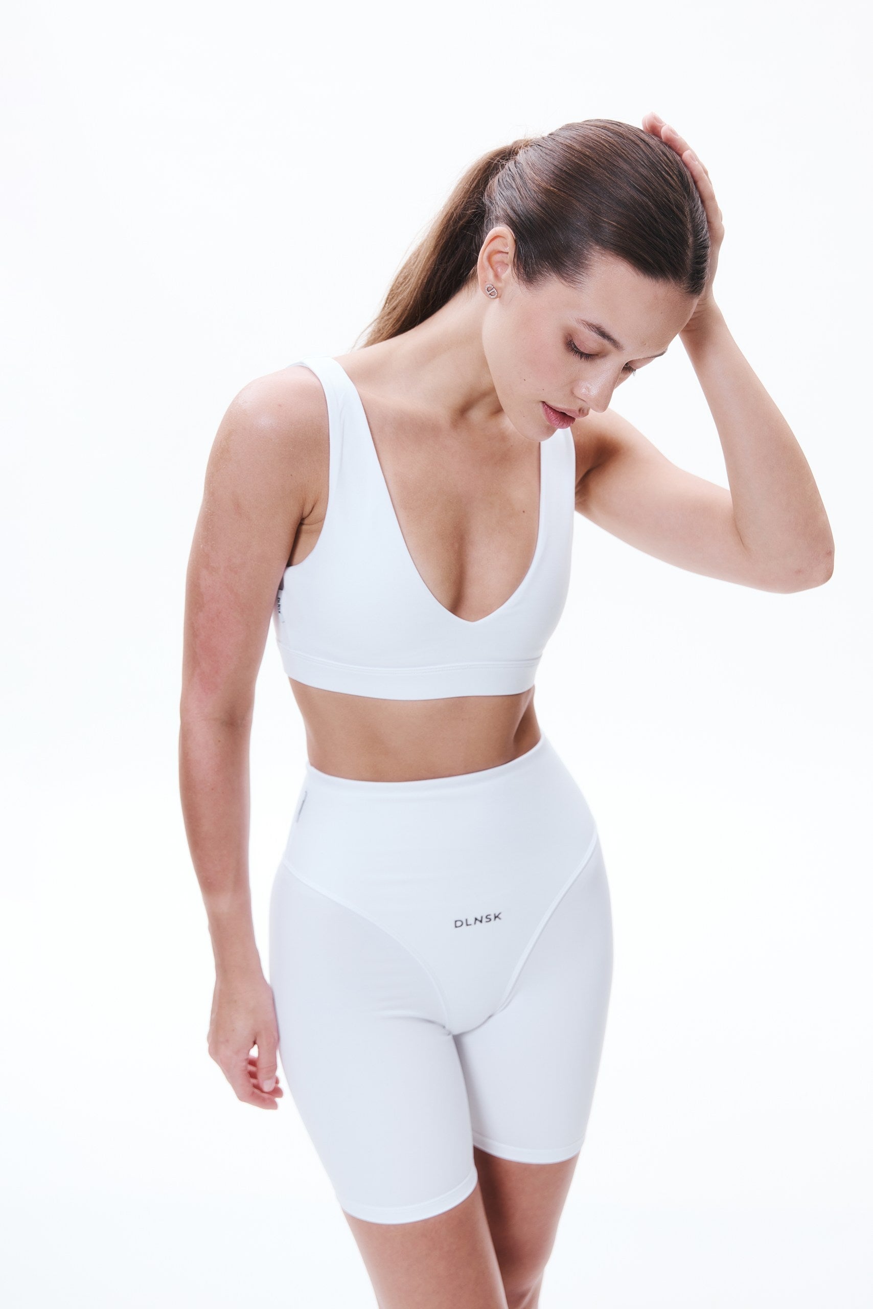 SHAPING MOTION biker shorts in PURE WHITE Biker shorts DLNSK 