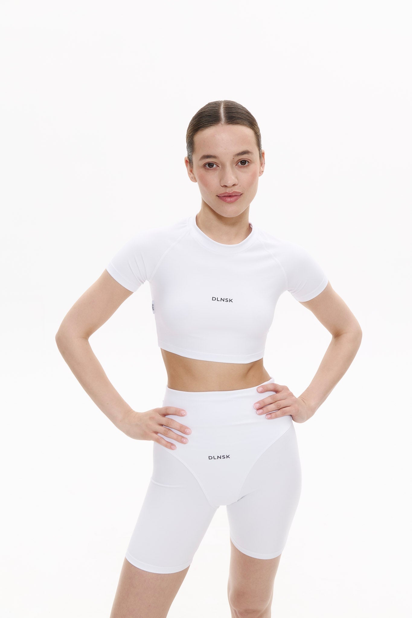 SHAPING MOTION biker shorts in PURE WHITE Biker shorts DLNSK 