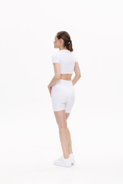 SHAPING MOTION biker shorts in PURE WHITE Biker shorts DLNSK 