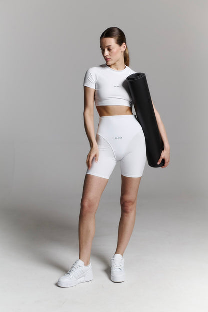 SHAPING MOTION biker shorts in PURE WHITE Biker shorts DLNSK 