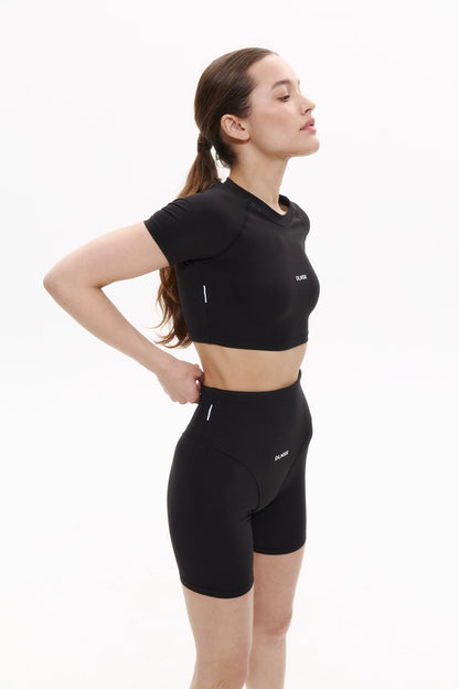 SHAPING MOTION crop top in BLACK Top DLNSK 