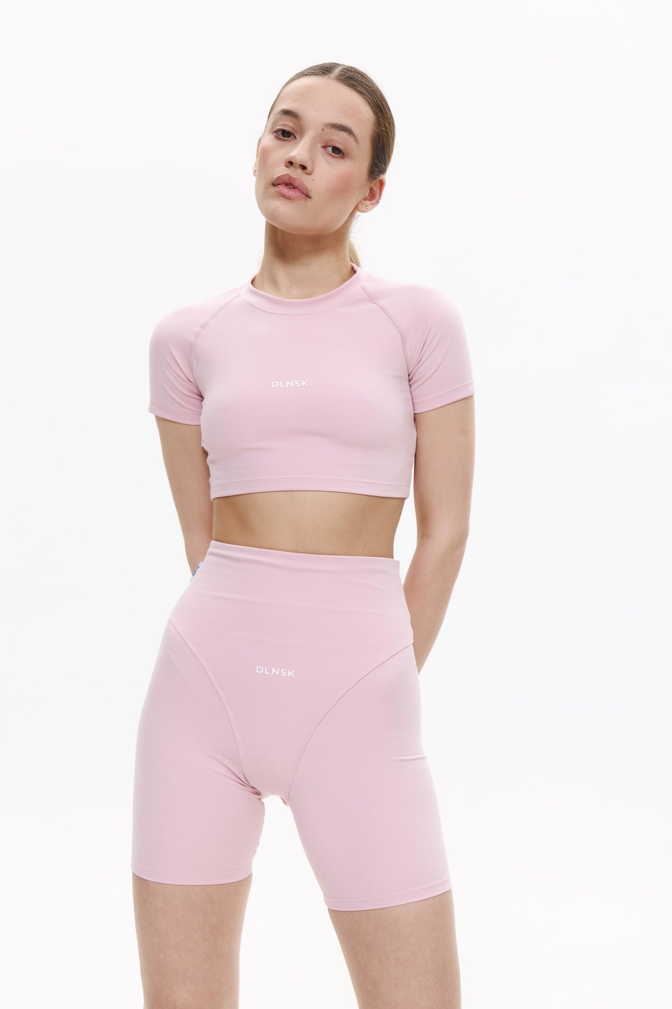 SHAPING MOTION crop top in MARSHMALLOW PINK Top DLNSK 