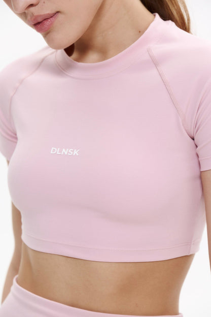 SHAPING MOTION crop top in MARSHMALLOW PINK Top DLNSK 
