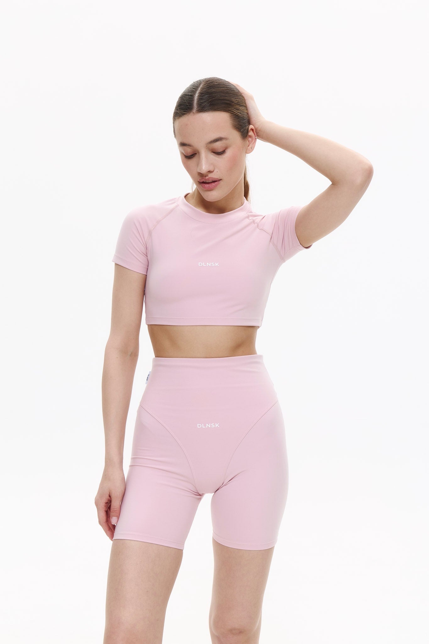 SHAPING MOTION crop top in MARSHMALLOW PINK Top DLNSK 