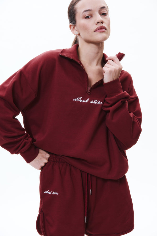 SIGNATURE anorak in RED WINE DLNSK 