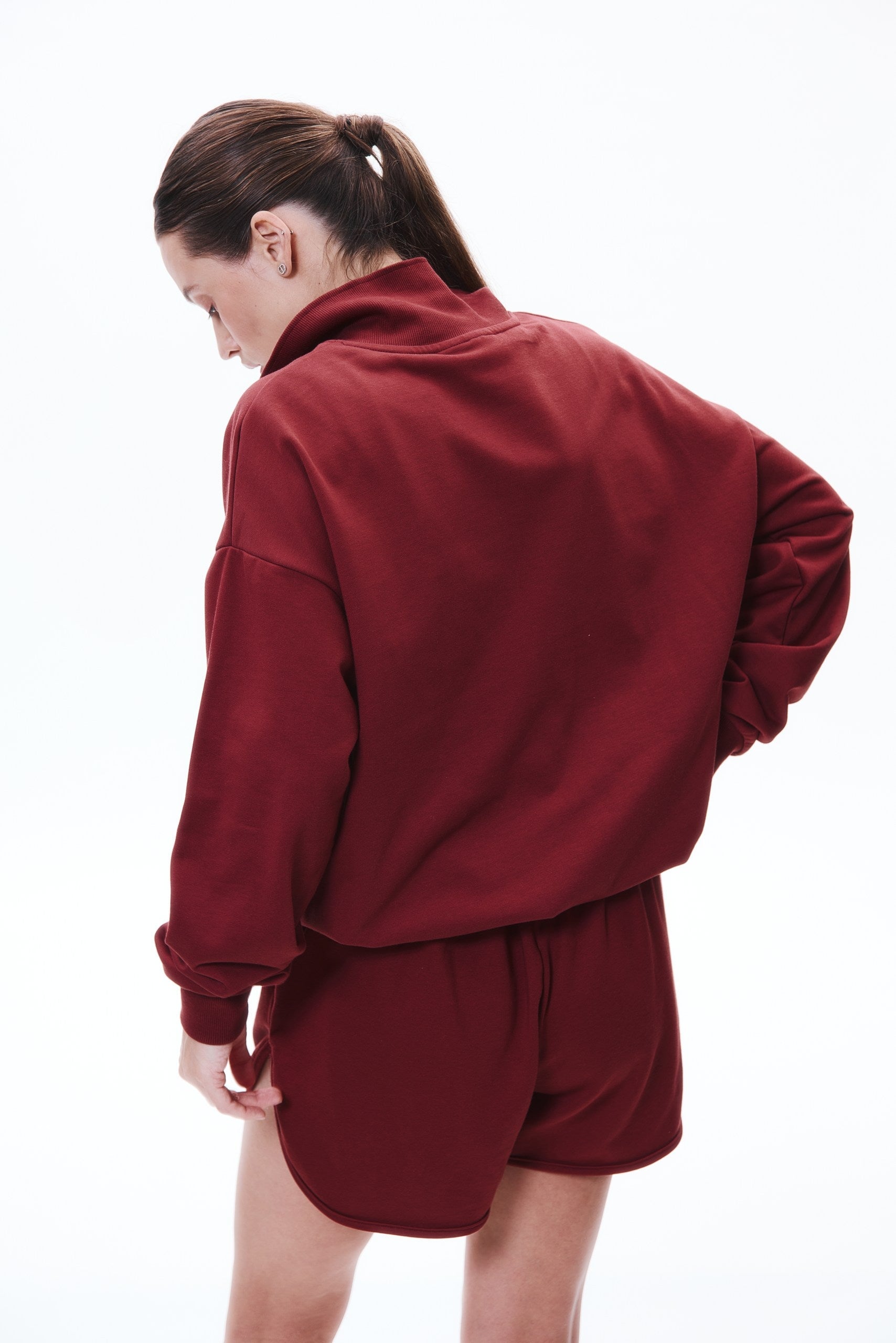 SIGNATURE anorak in RED WINE DLNSK 