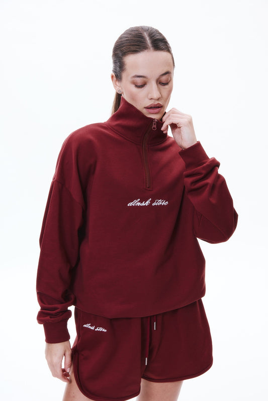 SIGNATURE anorak in RED WINE DLNSK 