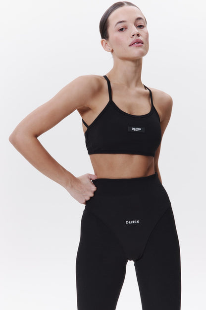 STRAPS TOP in BLACK Top DLNSK 