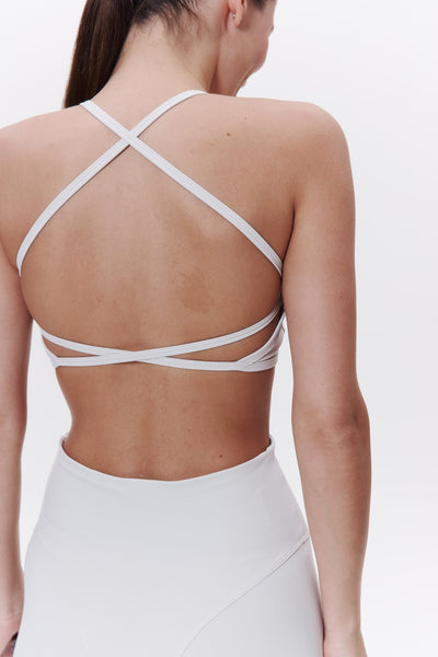 STRAPS TOP in BONE Top DLNSK 