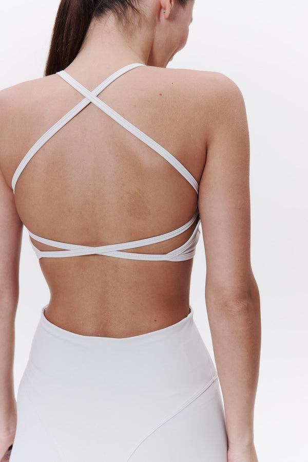 STRAPS TOP in BONE Top DLNSK 