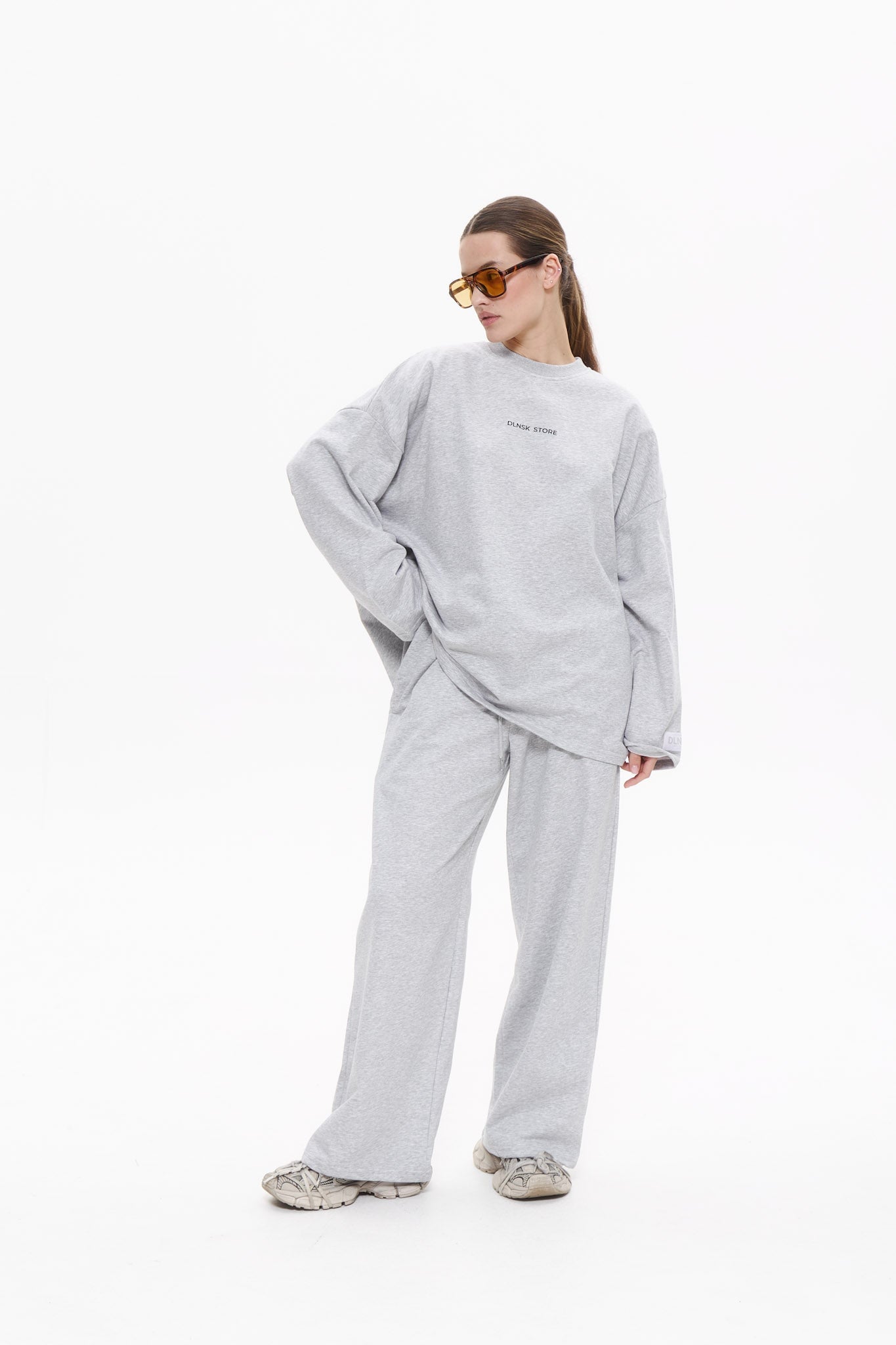 SUMMER long sleeve in CRASH GREY T-shirt DLNSK 