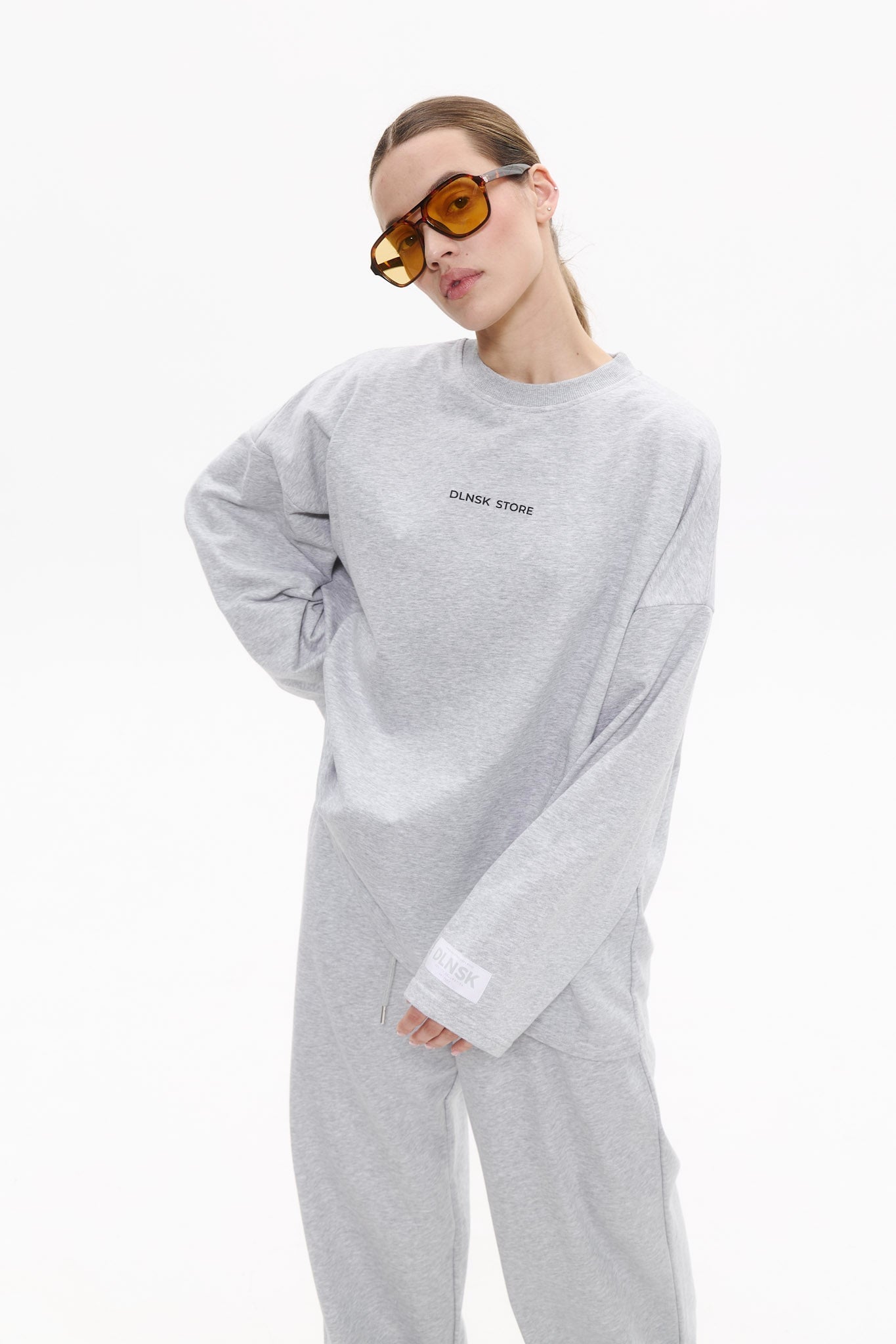 SUMMER long sleeve in CRASH GREY T-shirt DLNSK 