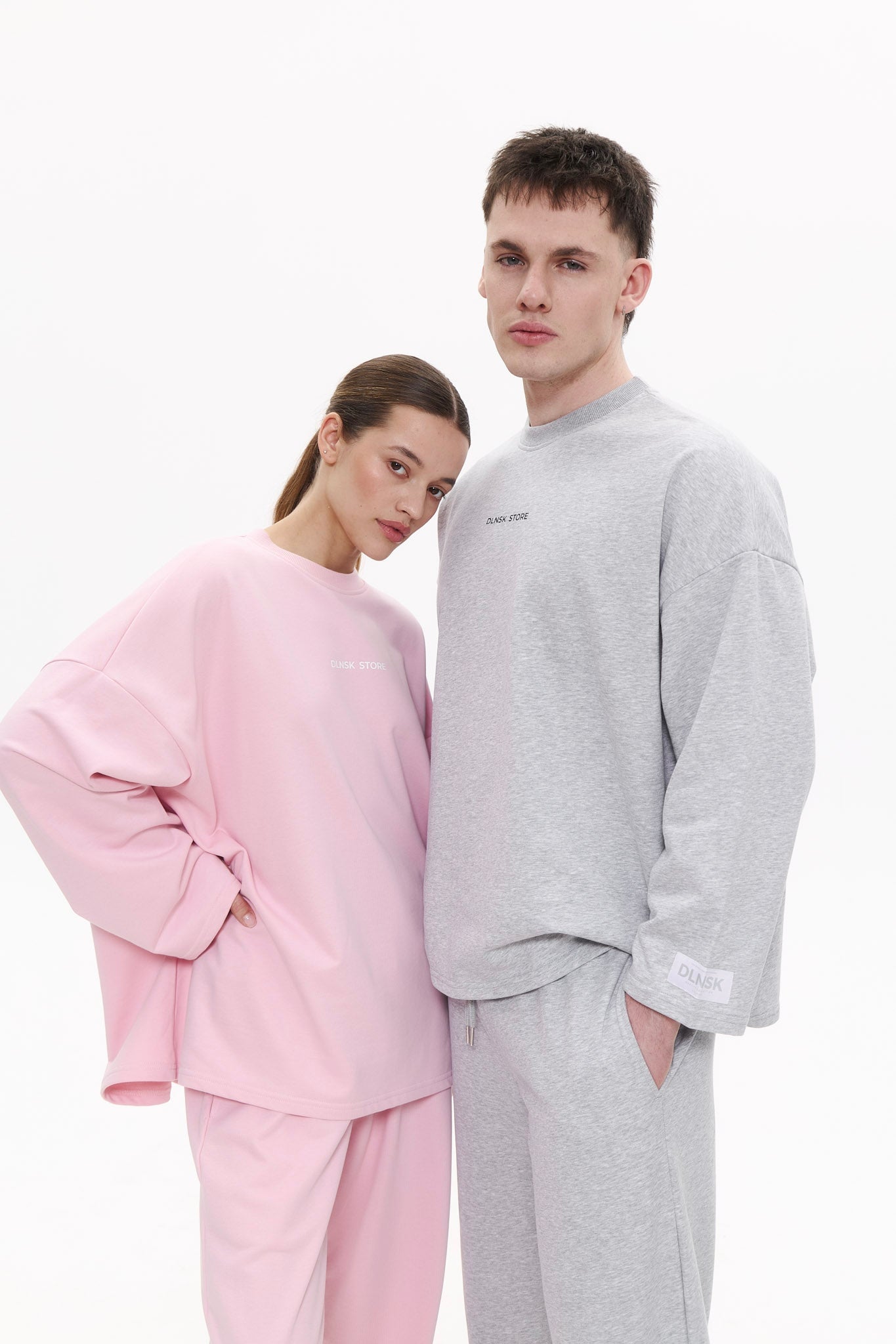 SUMMER long sleeve in MARSHMALLOW PINK T-shirt DLNSK 