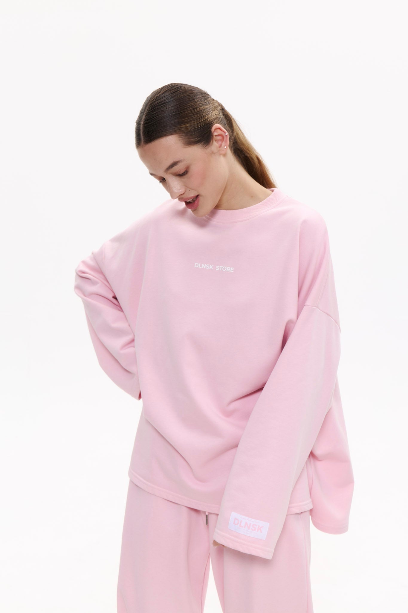 SUMMER long sleeve in MARSHMALLOW PINK T-shirt DLNSK 
