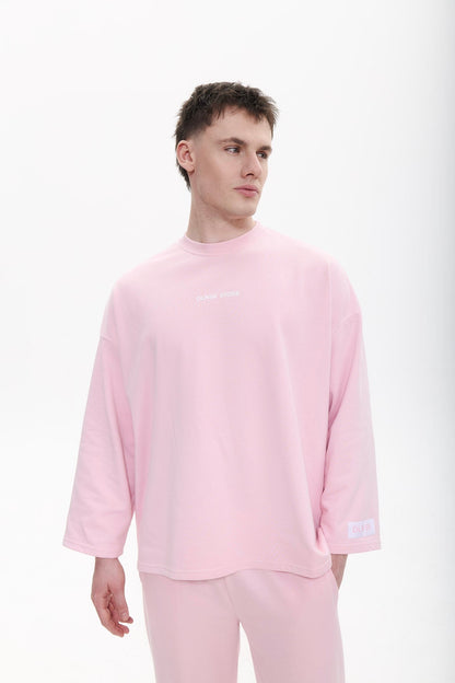 SUMMER long sleeve in MARSHMALLOW PINK T-shirt DLNSK 