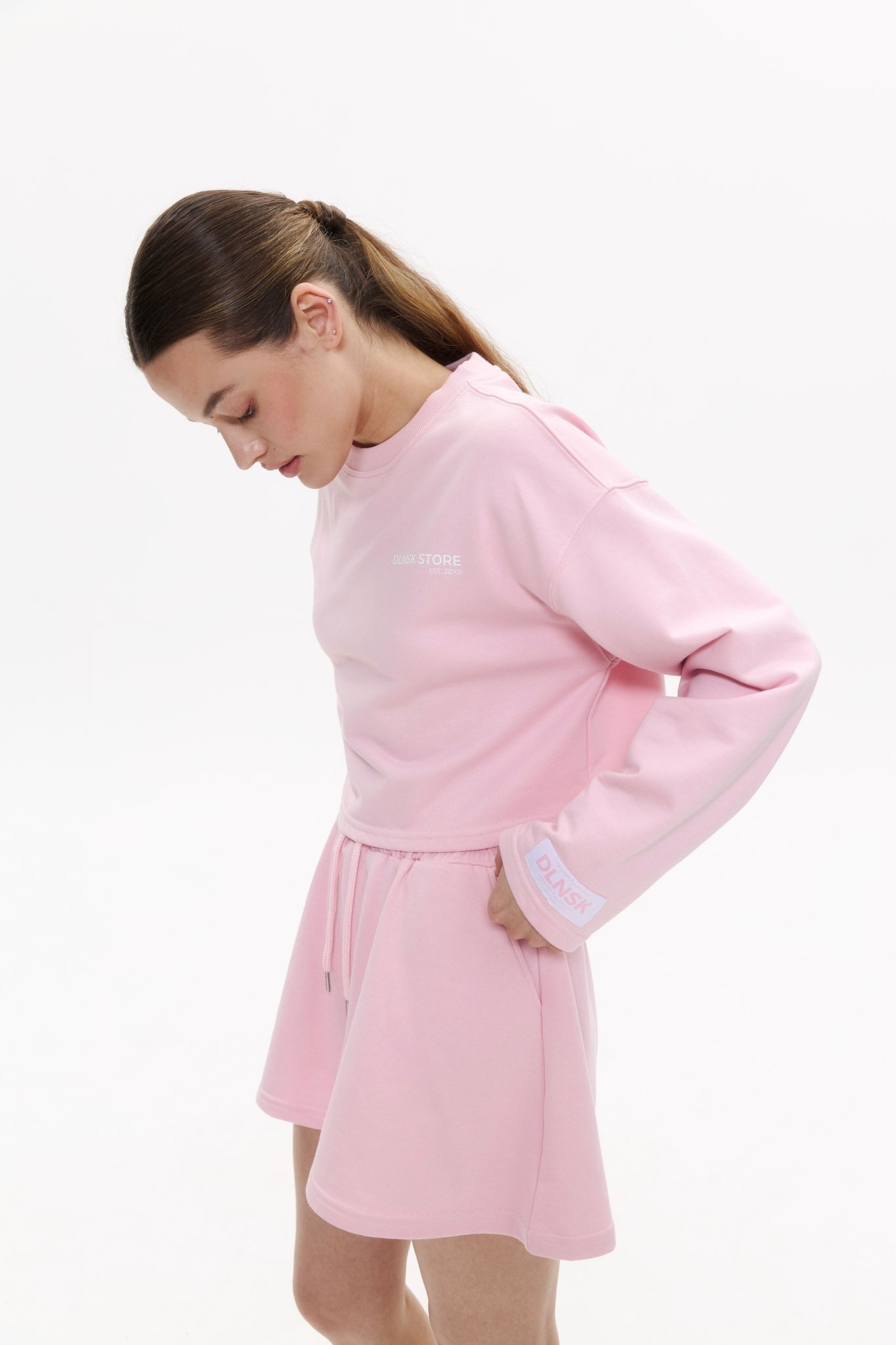 SUMMER shorts set in MARSHMALLOW PINK Set DLNSK 