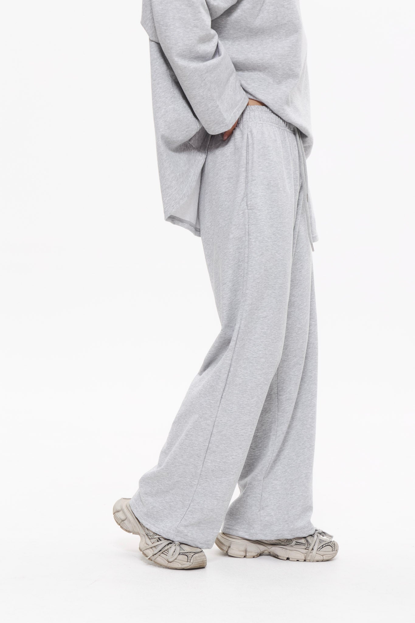 SUMMER wide leg pants in CRASH GREY Wide leg pants DLNSK 