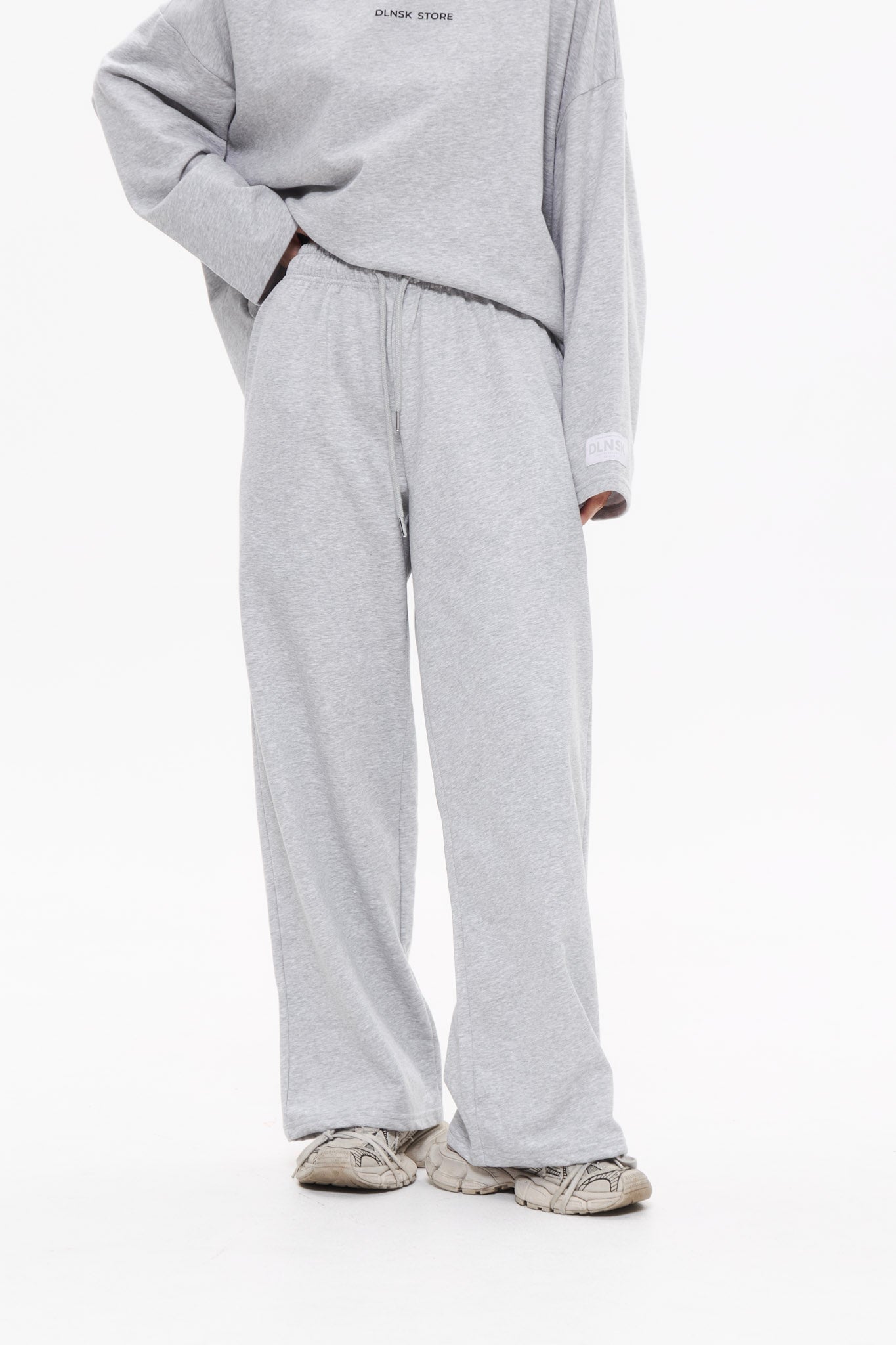 SUMMER wide leg pants in CRASH GREY Wide leg pants DLNSK 