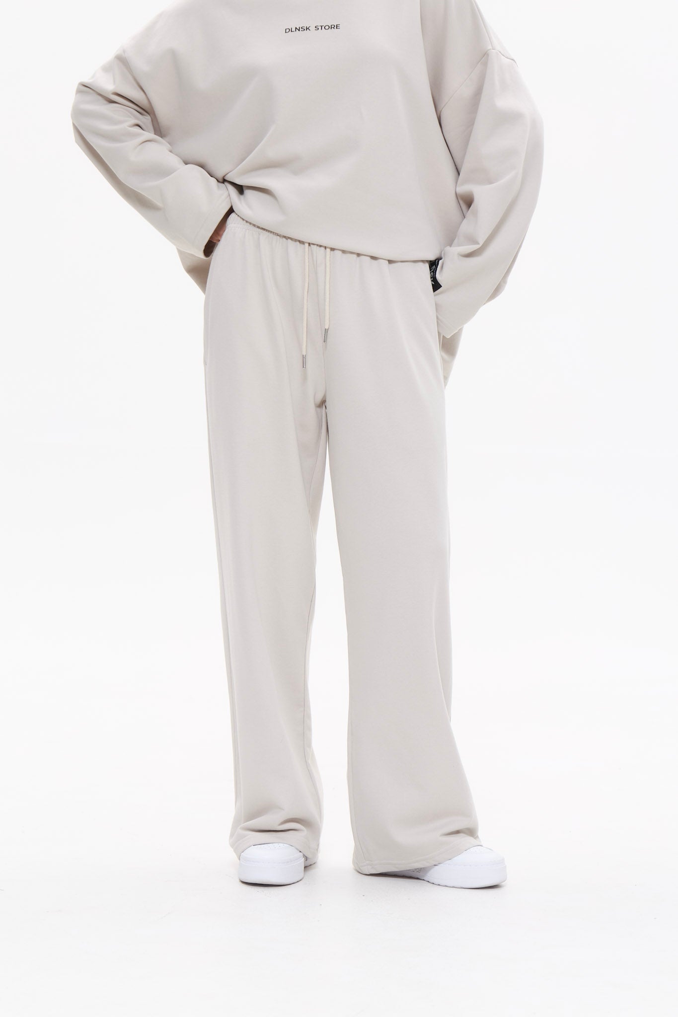 SUMMER wide leg pants in FOG Wide leg pants DLNSK 
