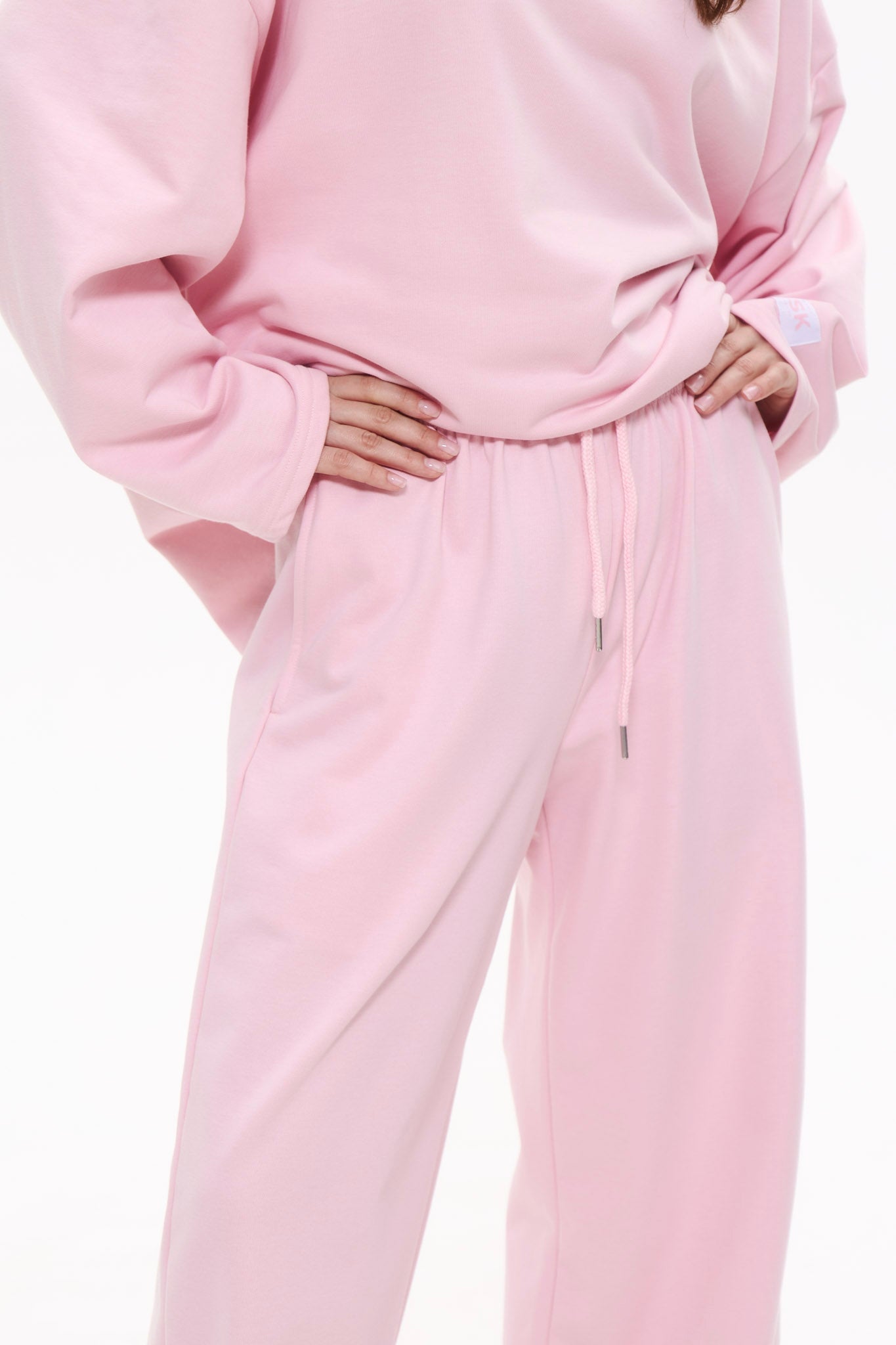 SUMMER wide leg pants in MARSHMALLOW PINK Wide leg pants DLNSK 