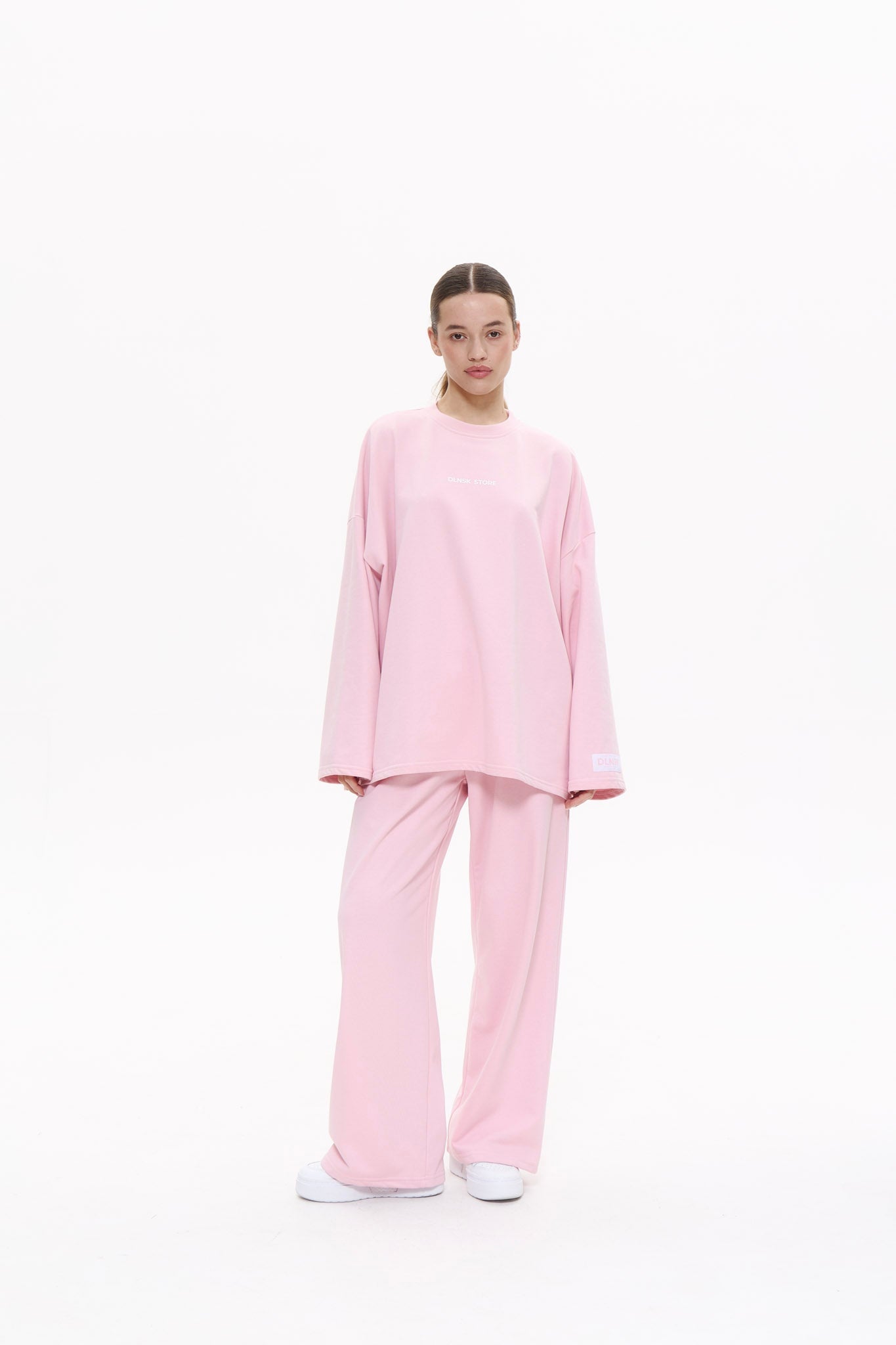 SUMMER wide leg pants in MARSHMALLOW PINK Wide leg pants DLNSK 