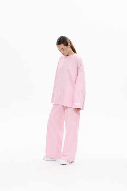 SUMMER wide leg pants in MARSHMALLOW PINK Wide leg pants DLNSK 