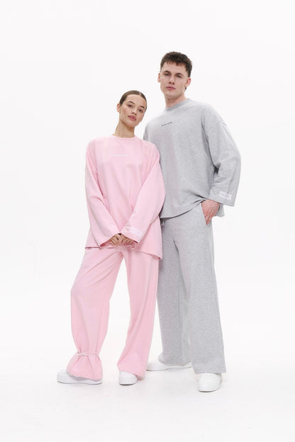 SUMMER wide leg pants in MARSHMALLOW PINK Wide leg pants DLNSK 