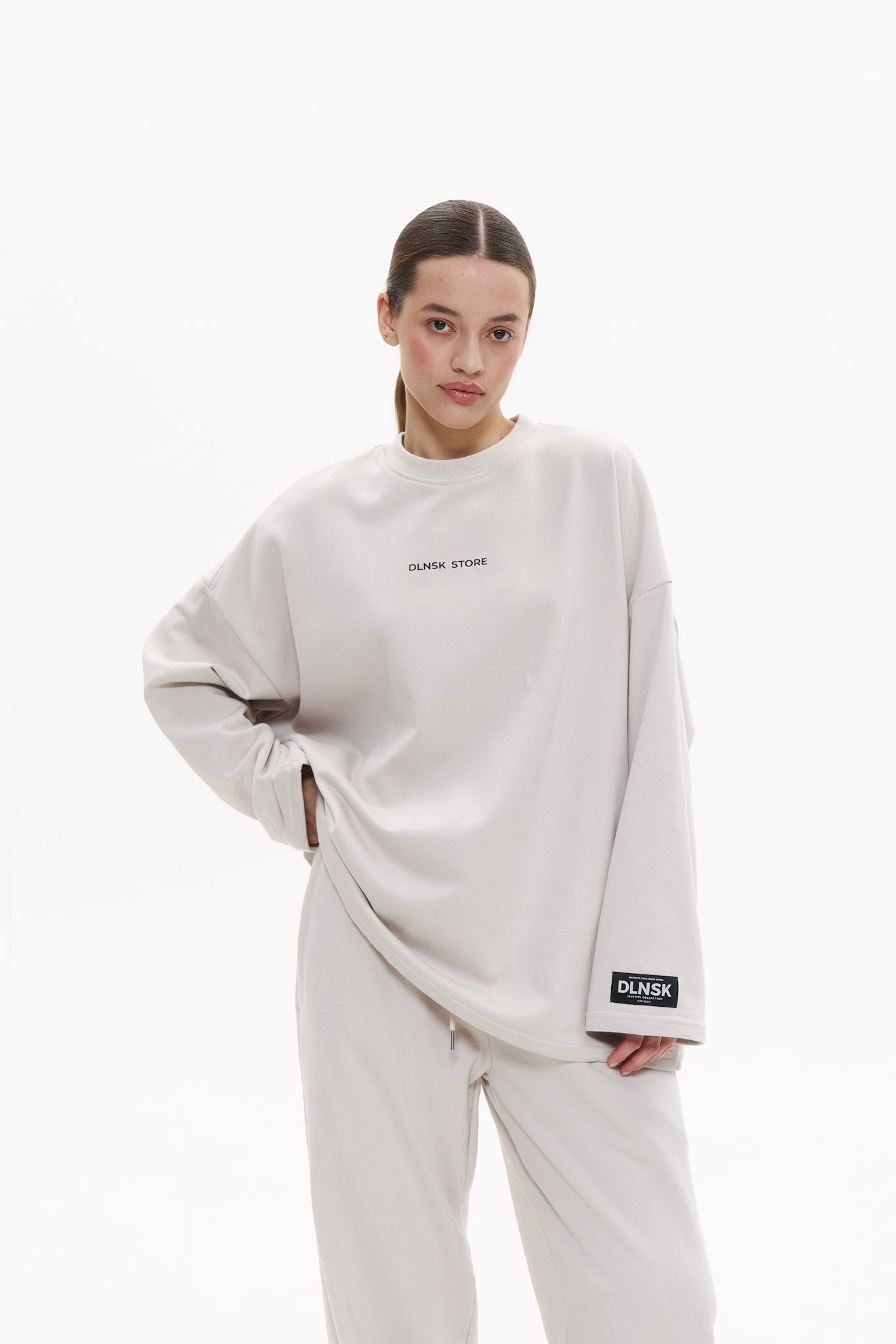 SUMMER wide leg set in FOG Set DLNSK 