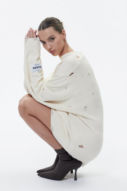 SWEATER HOLY in IVORY Sweater DLNSK 