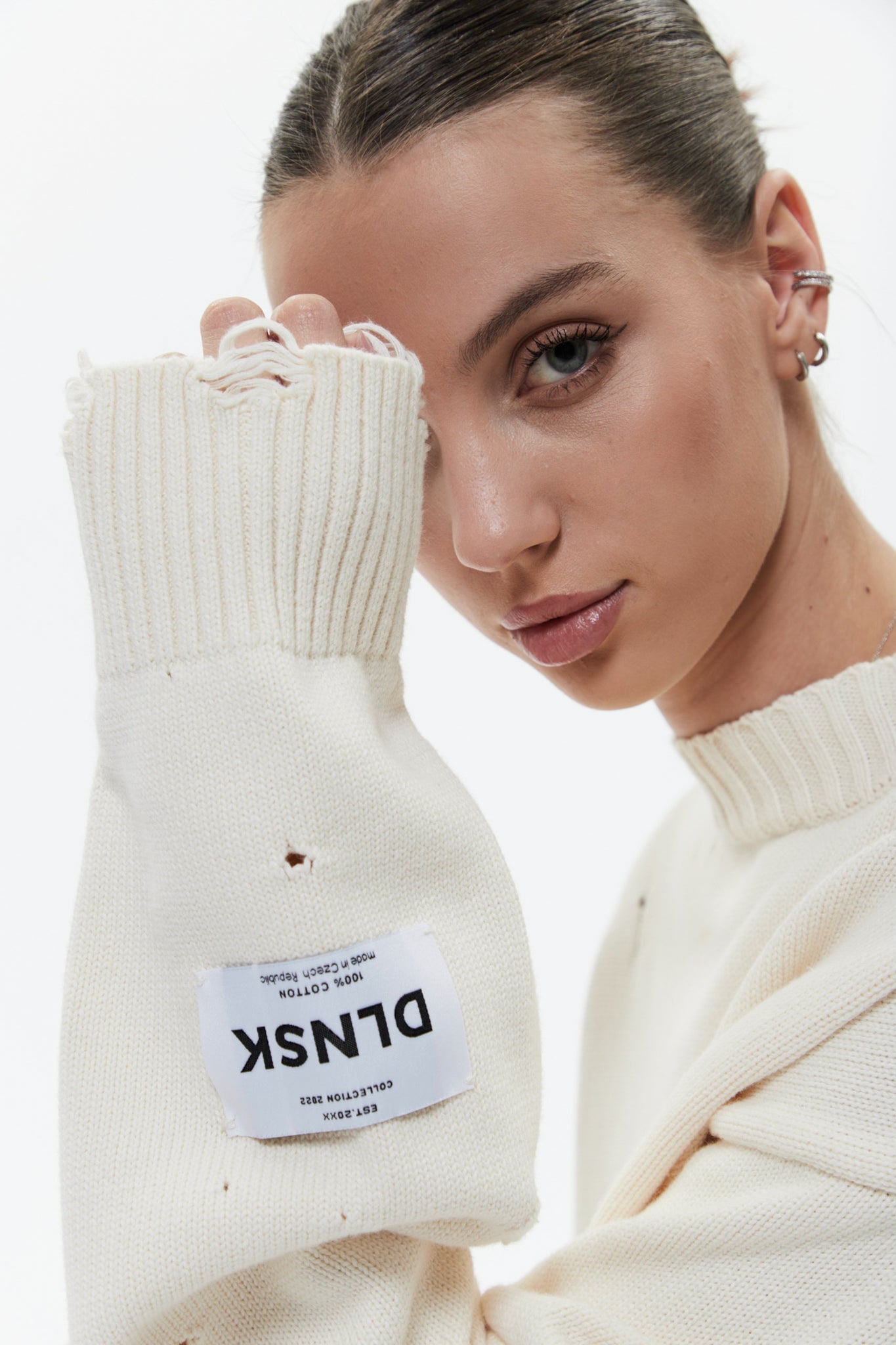 SWEATER HOLY in IVORY Sweater DLNSK 