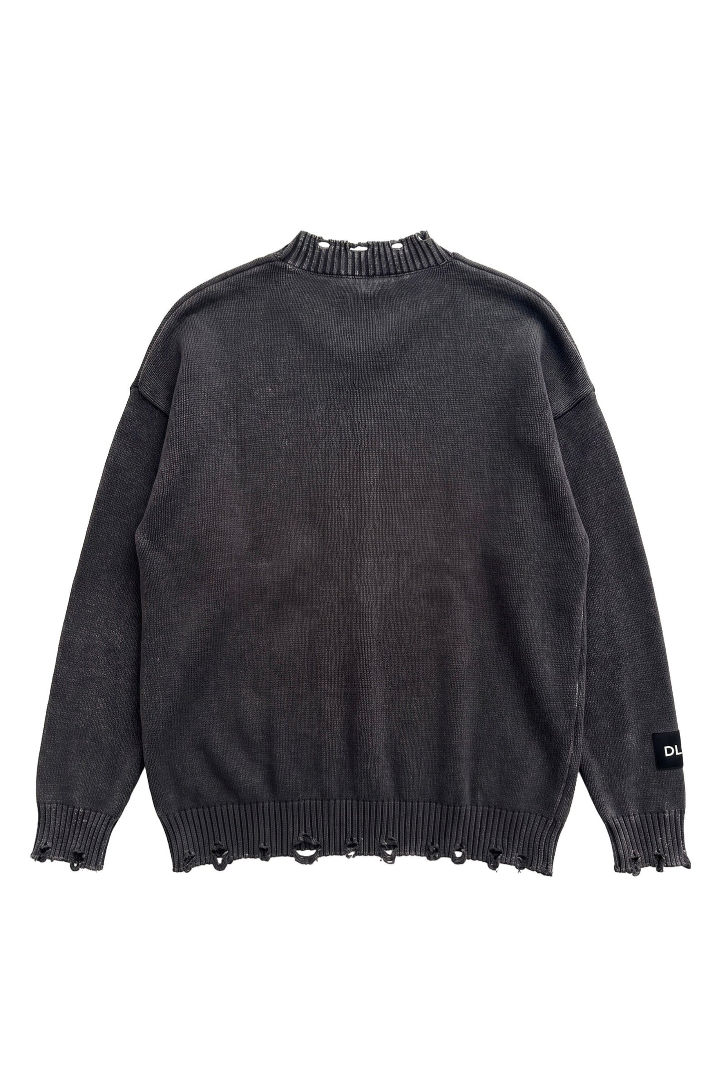SWEATER HOLY in WASHED BLACK Sweater DLNSK 