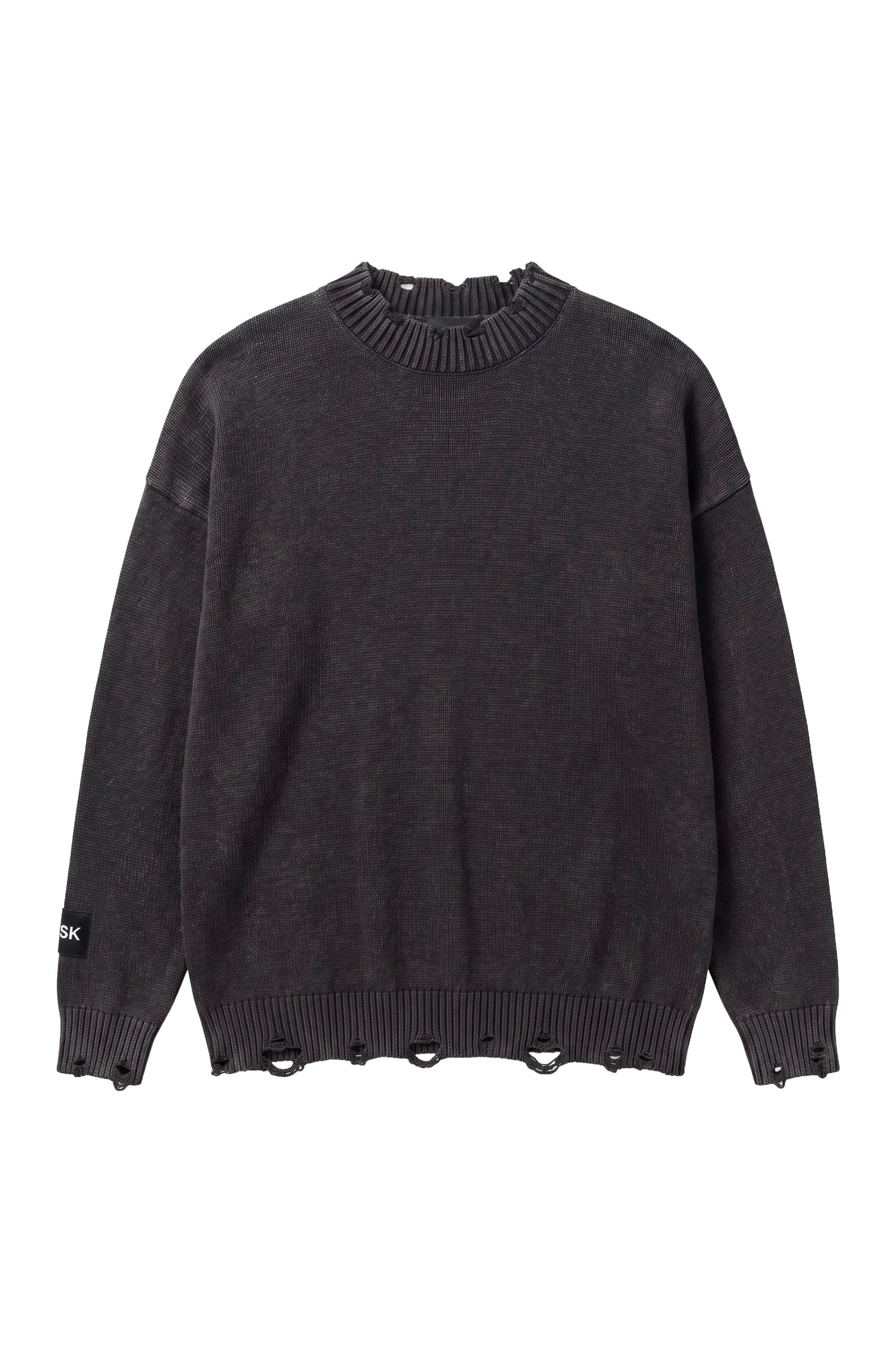 SWEATER HOLY in WASHED BLACK Sweater DLNSK 