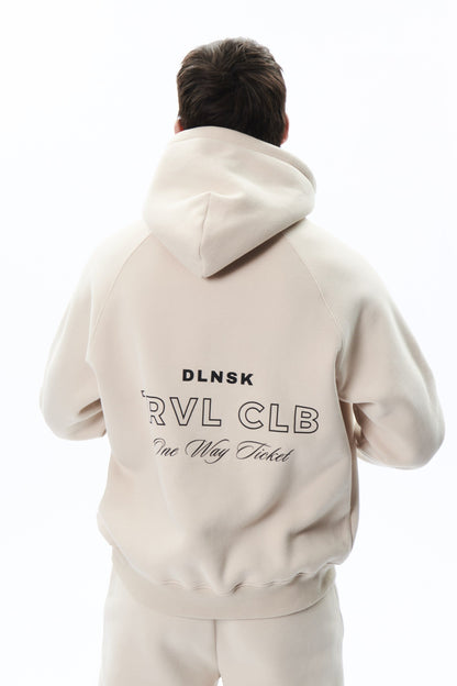 TRVL CLB base hoodie in COOKIE Hoodie DLNSK 