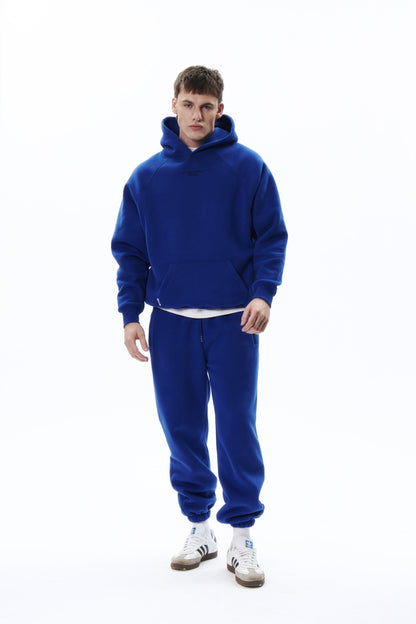 TRVL CLB base hoodie in ELECTRIC BLUE DLNSK 