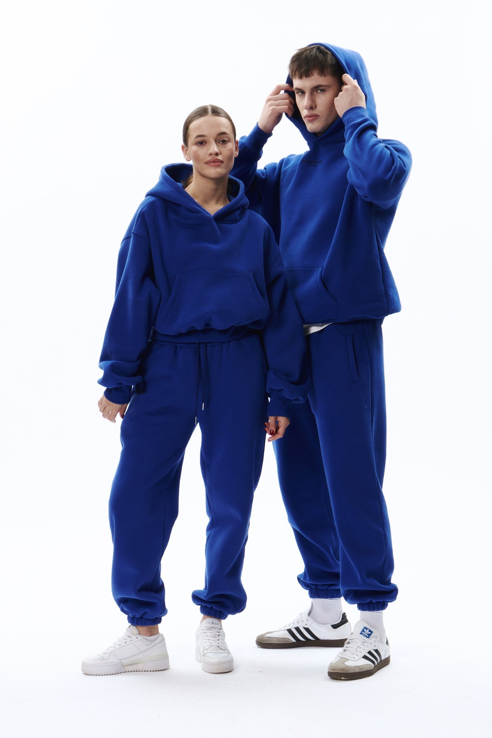 TRVL CLB base hoodie in ELECTRIC BLUE Hoodie DLNSK 