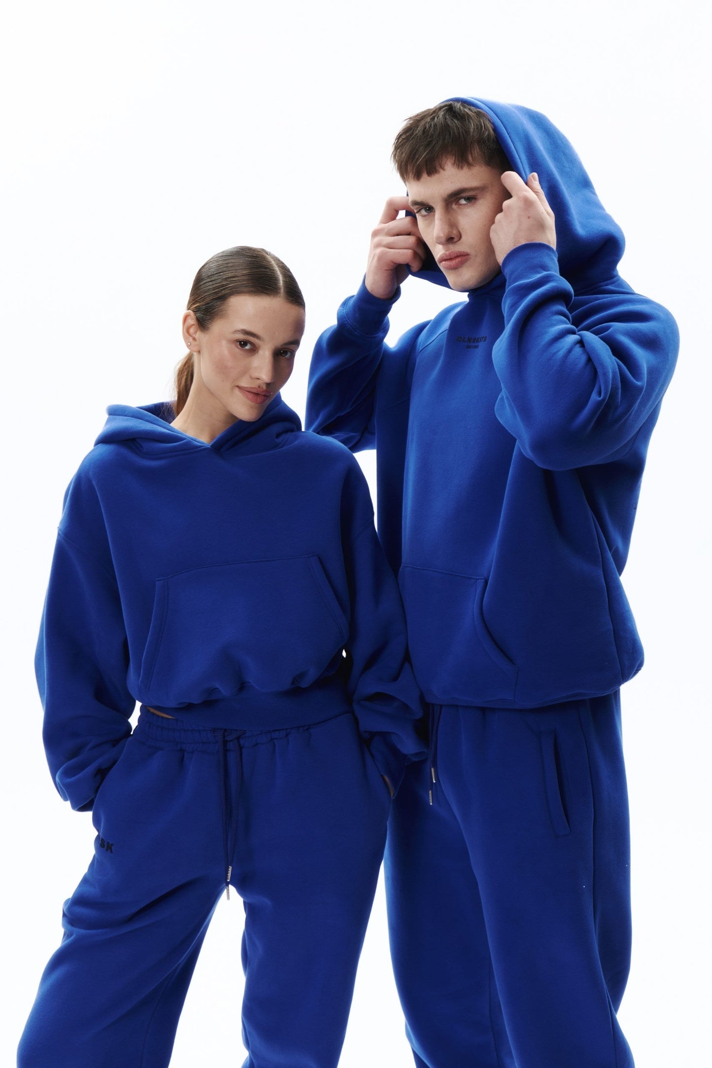 TRVL CLB base hoodie in ELECTRIC BLUE Hoodie DLNSK 