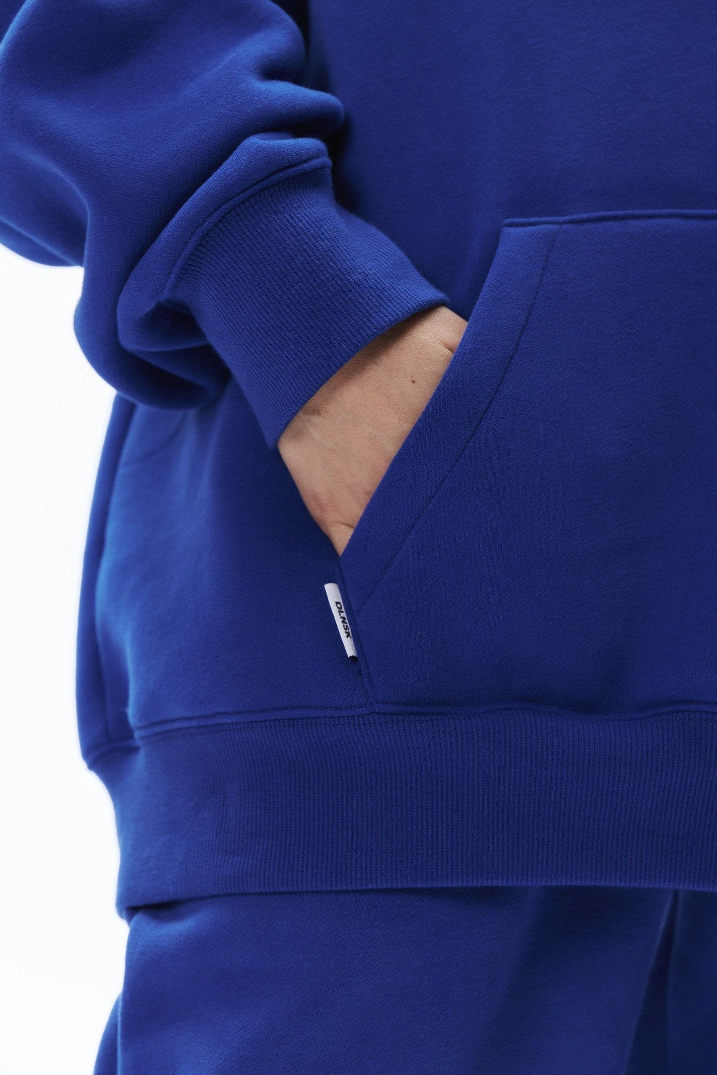 TRVL CLB base hoodie in ELECTRIC BLUE Hoodie DLNSK 