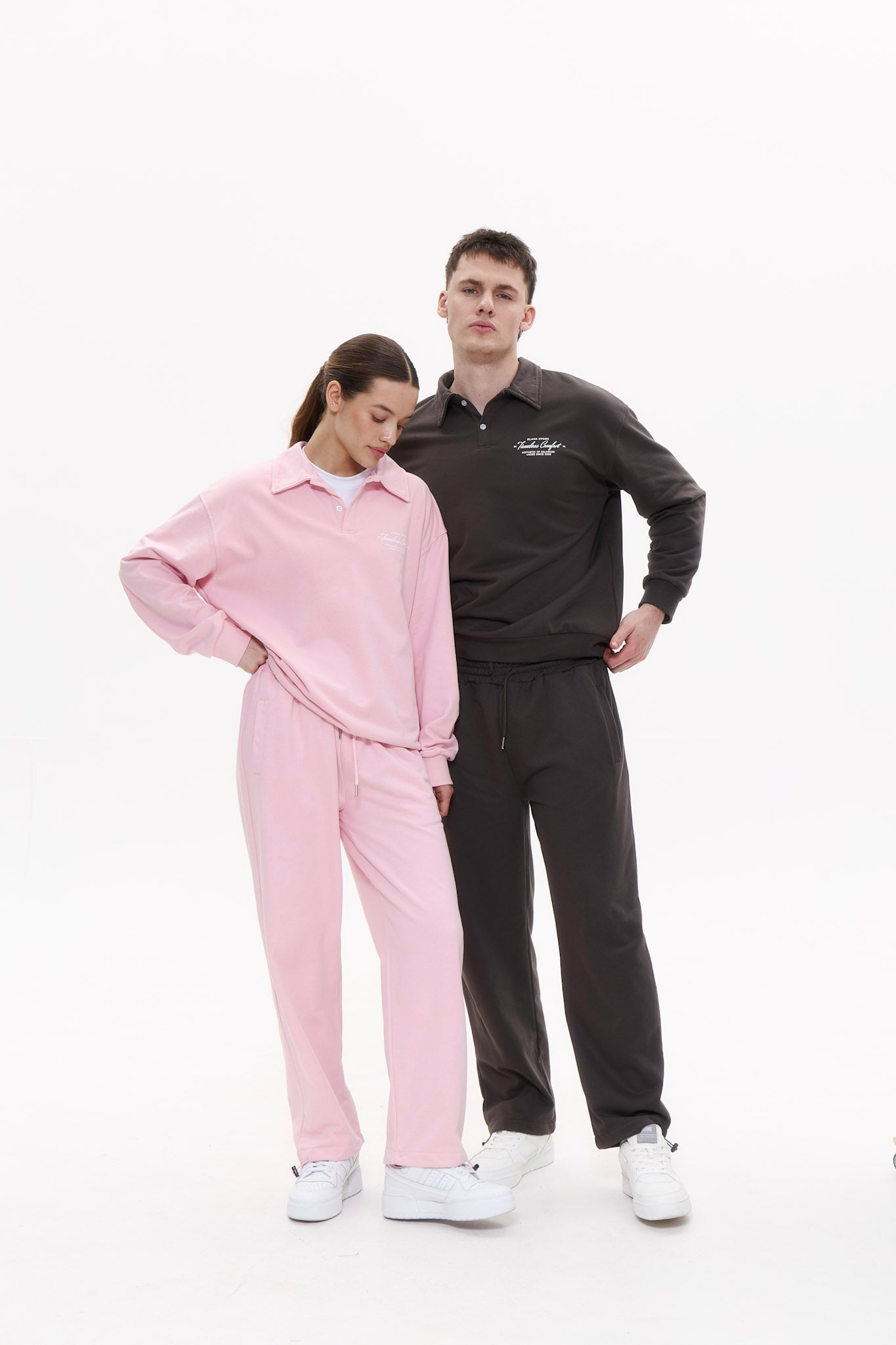 TWO WAYS unisex pants in MARSHMALLOW PINK Pants DLNSK 