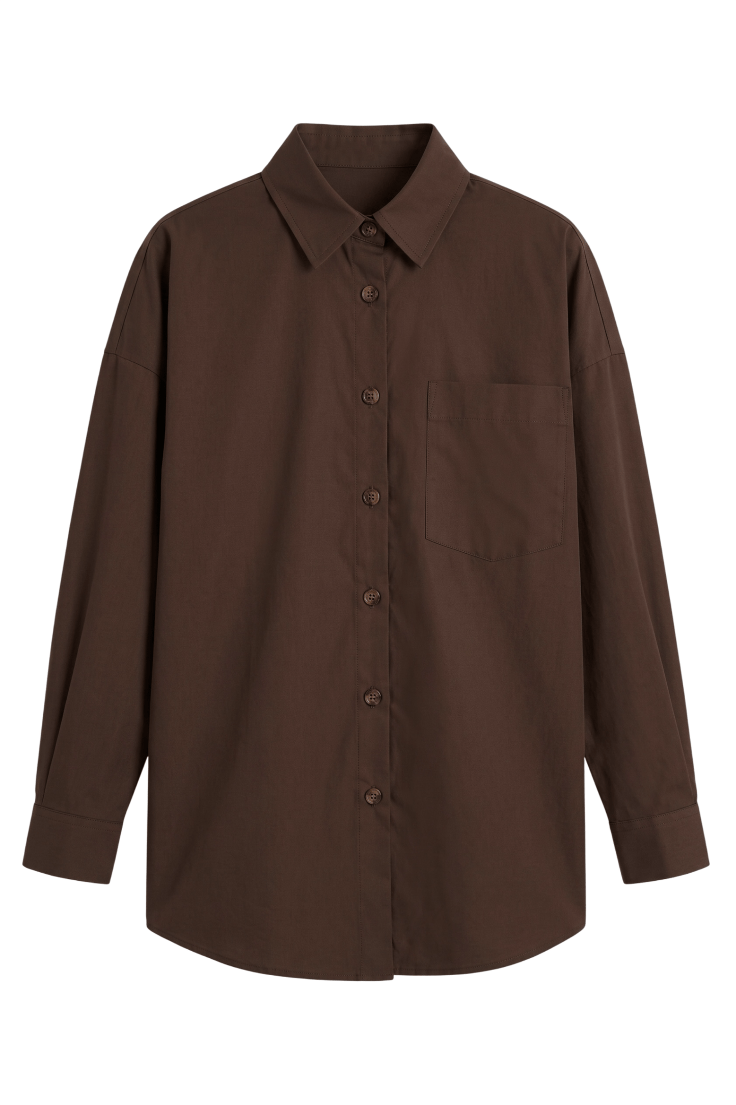 VACATION oversized shirt in CHOCO Shirt DLNSK 
