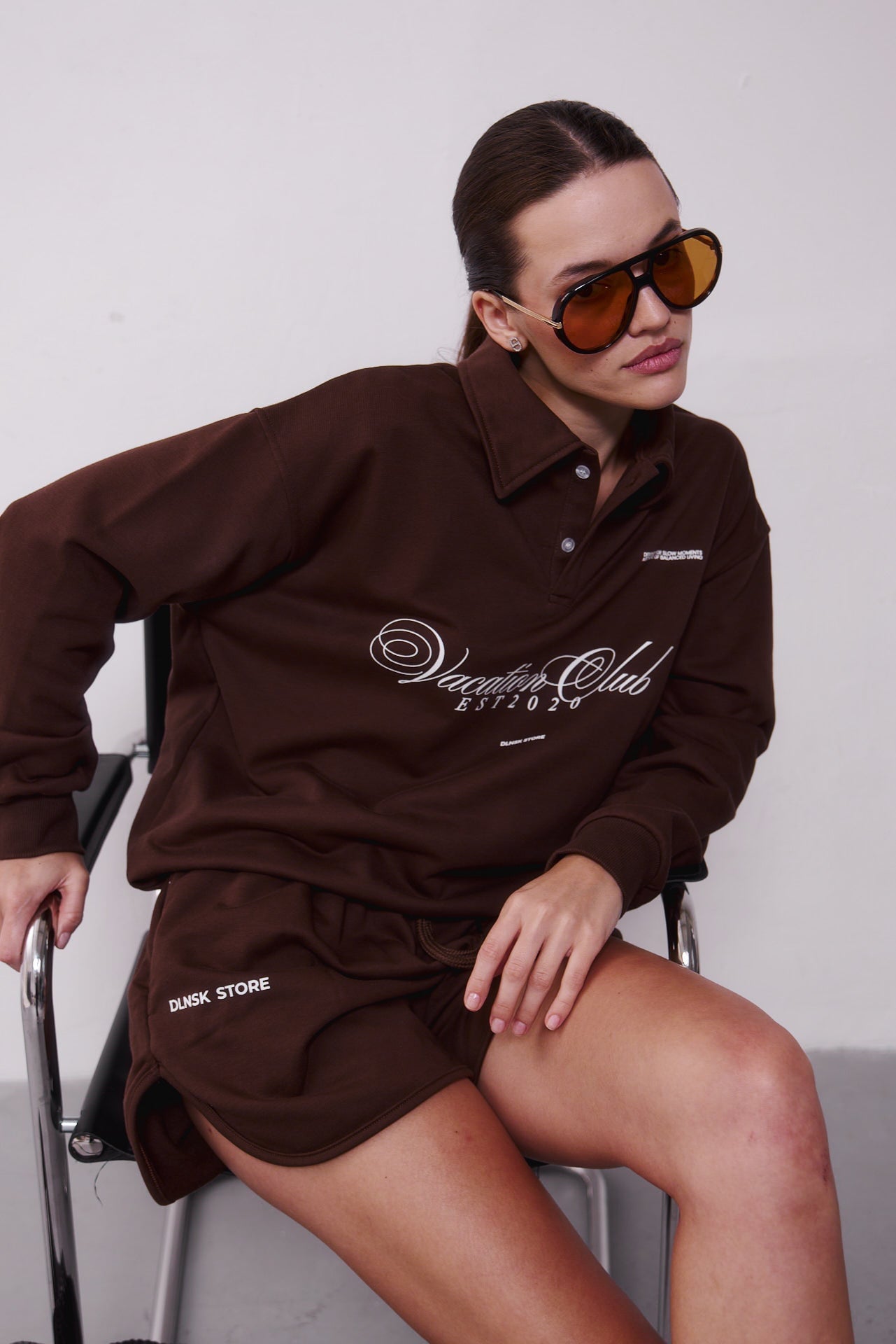 VACATION polo in CHOCO DLNSK 
