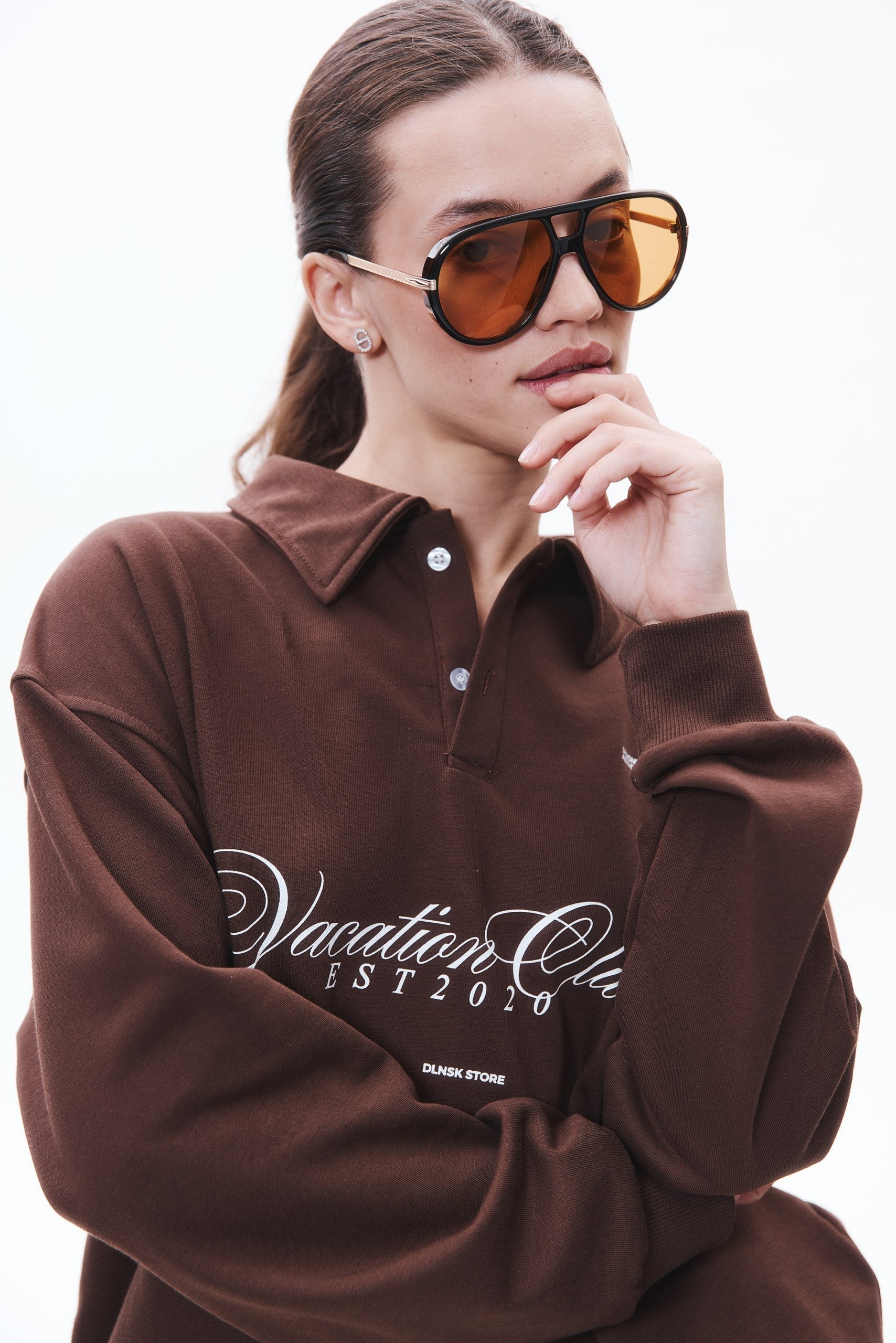 VACATION polo in CHOCO DLNSK 