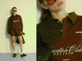 VACATION polo in CHOCO DLNSK 