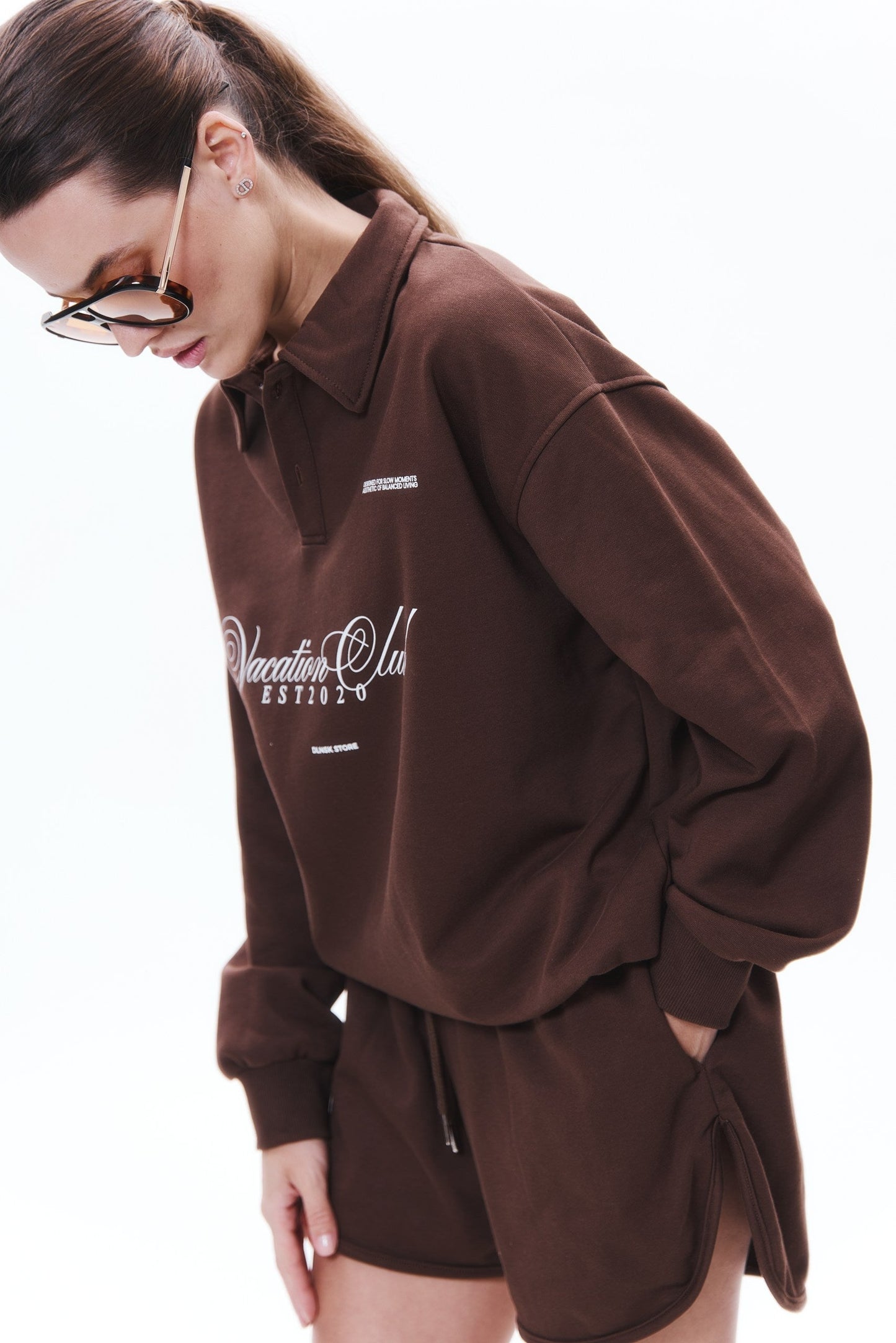 VACATION polo in CHOCO DLNSK 