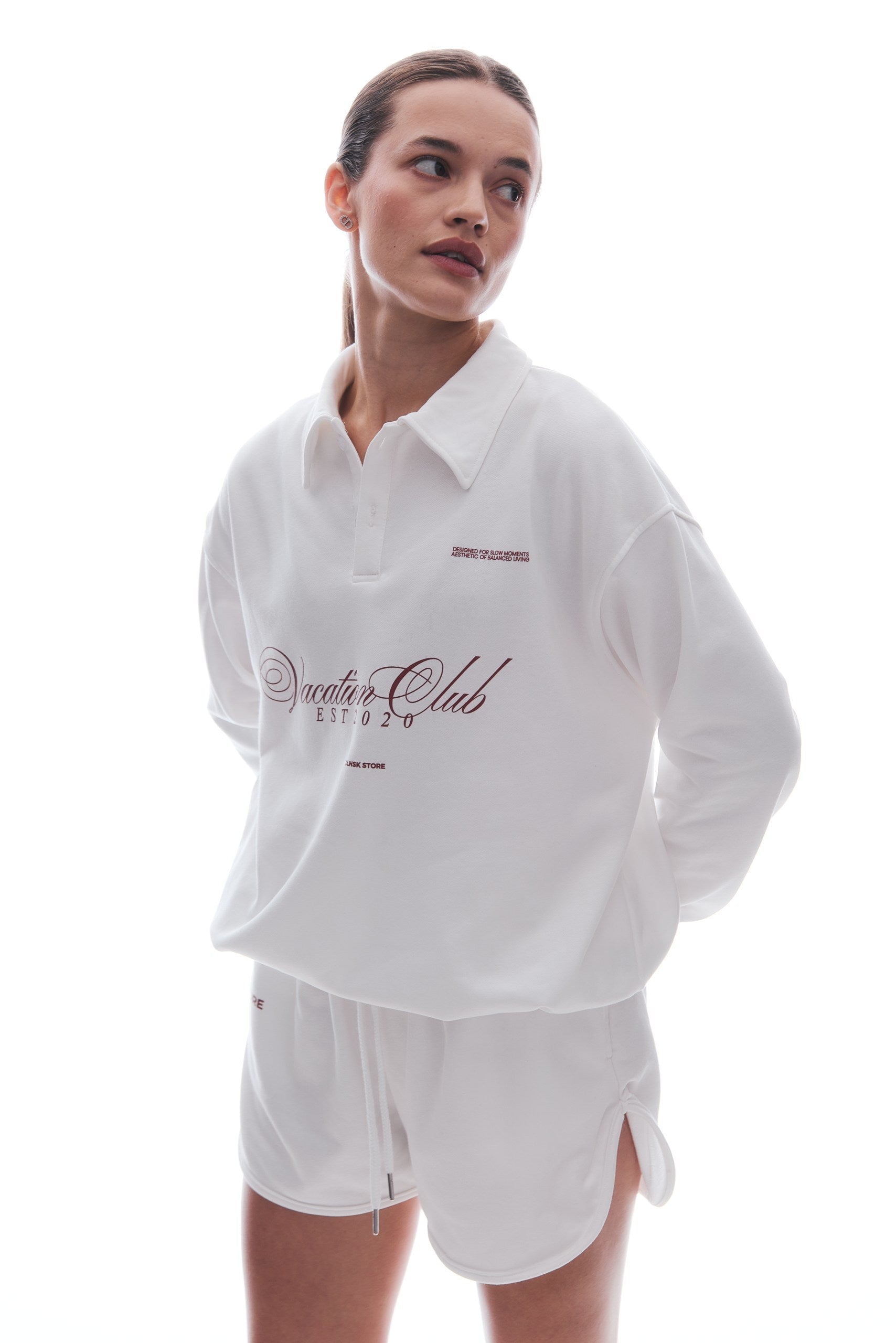 VACATION polo in CLOUDE WHITE DLNSK 