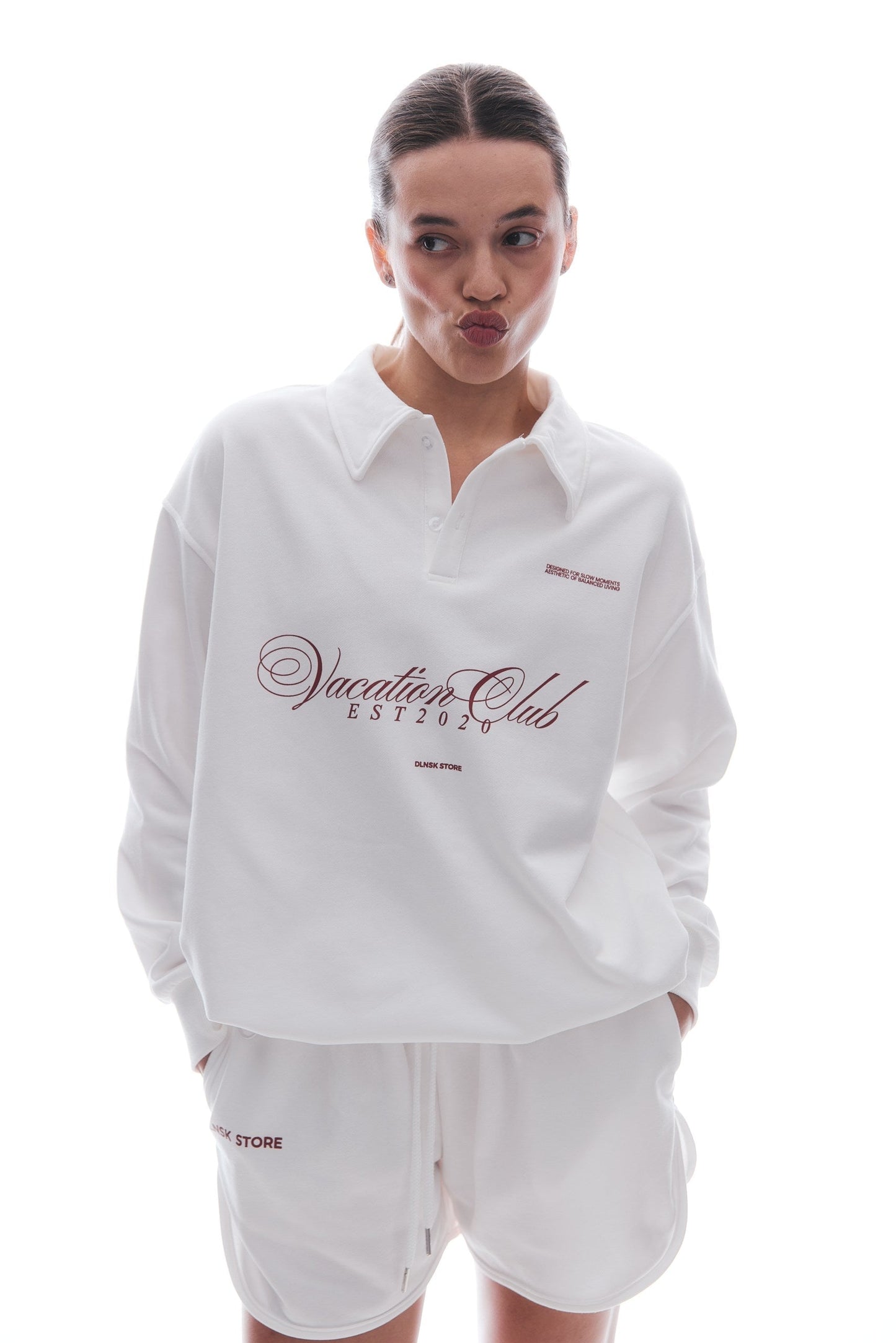 VACATION polo in CLOUDE WHITE DLNSK 